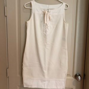 Diane von Furstenberg white a-line dress